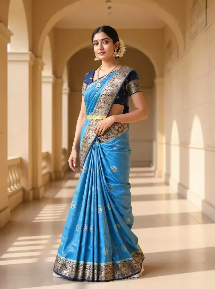 Luxe Banaras Silk Saree